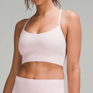 Flow Y Nulu Longline Bra *Light Support, A–C Cups - Size 6 - Flush Pink